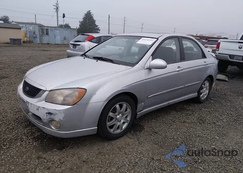 2006 Kia Spectra Ex/Lx/Sx from USA, damaged, VIN KNAFE121X65281465